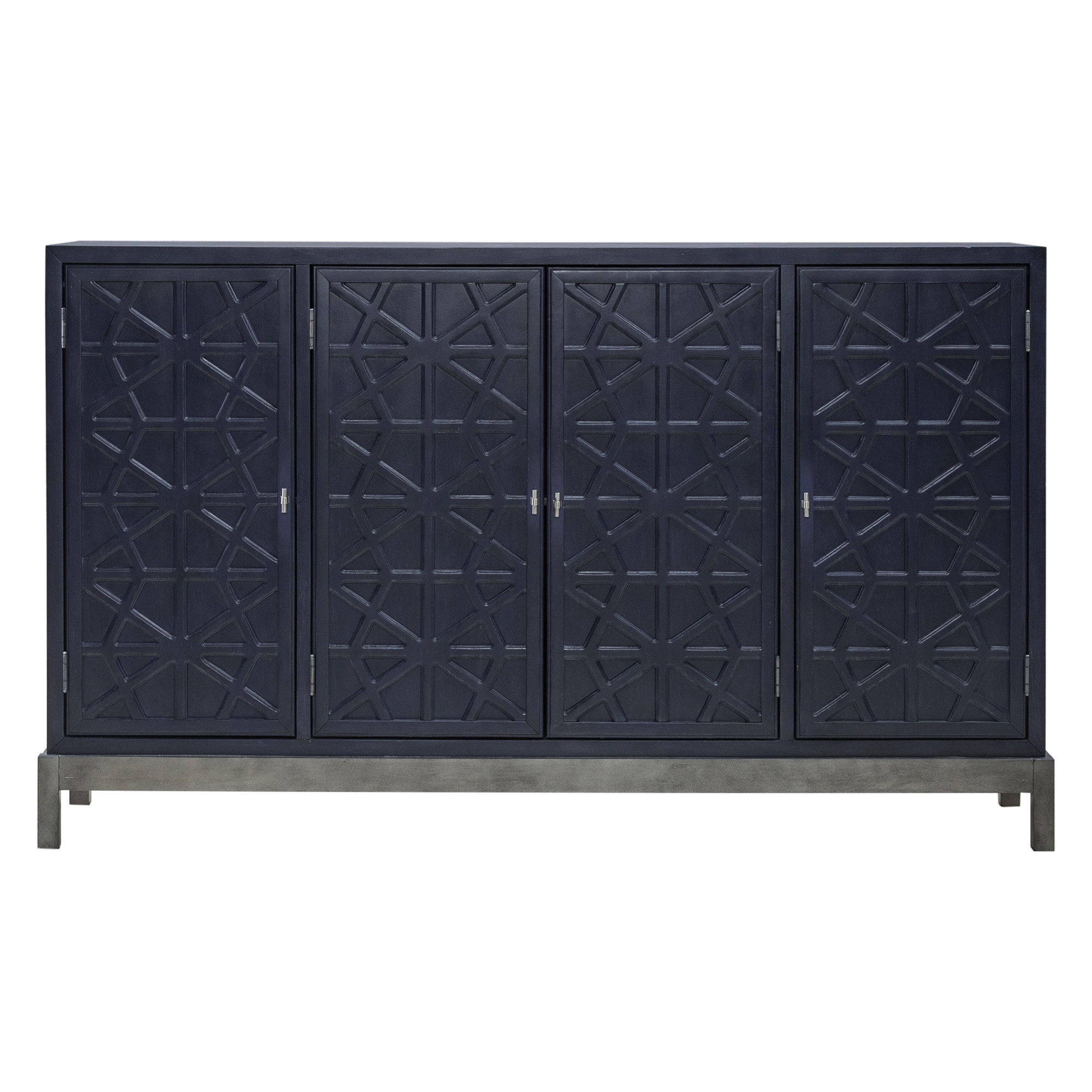 Liberty Furniture Braxton - Accent Cabinet - Azure Blue | Meri Furniture