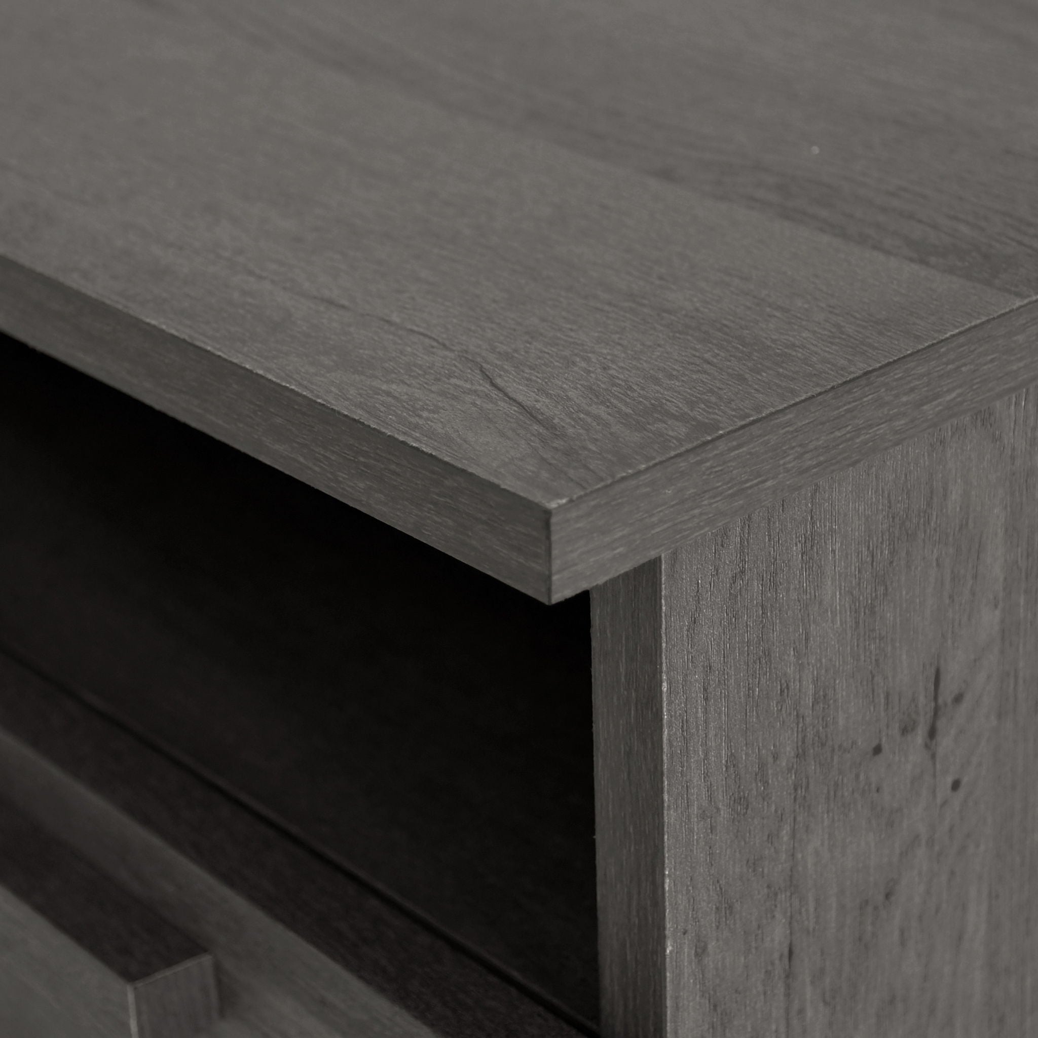 Broxon - Rustic Drawer Nightstand