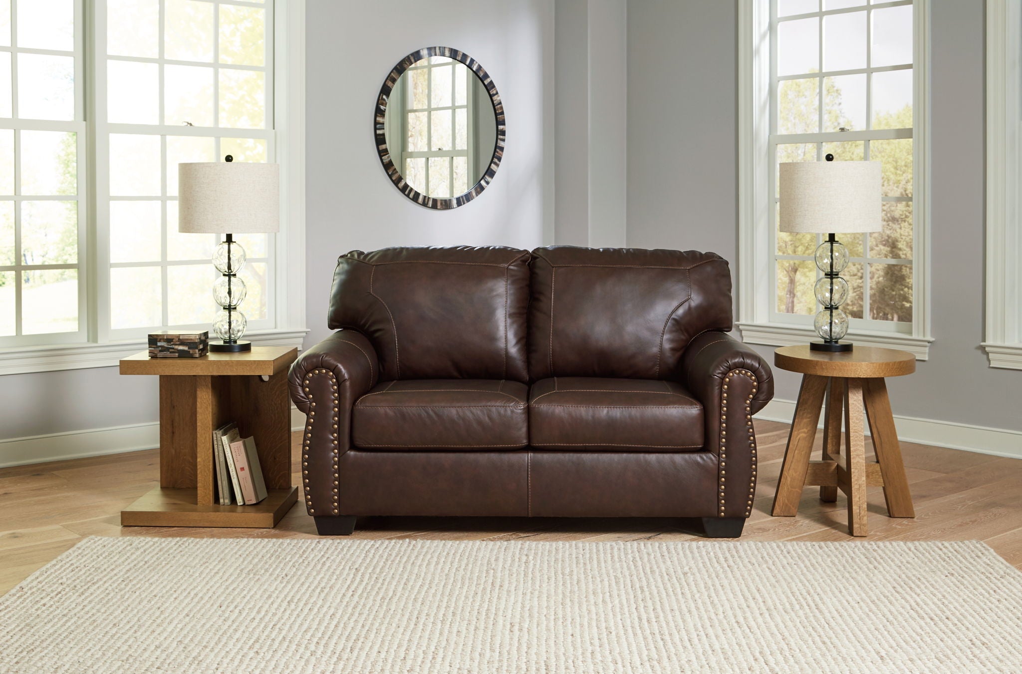 Colleton - Loveseat - Dark Brown