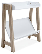 Ashley Furniture Blariden - White / Tan - Small Bookcase | Meri Furniture