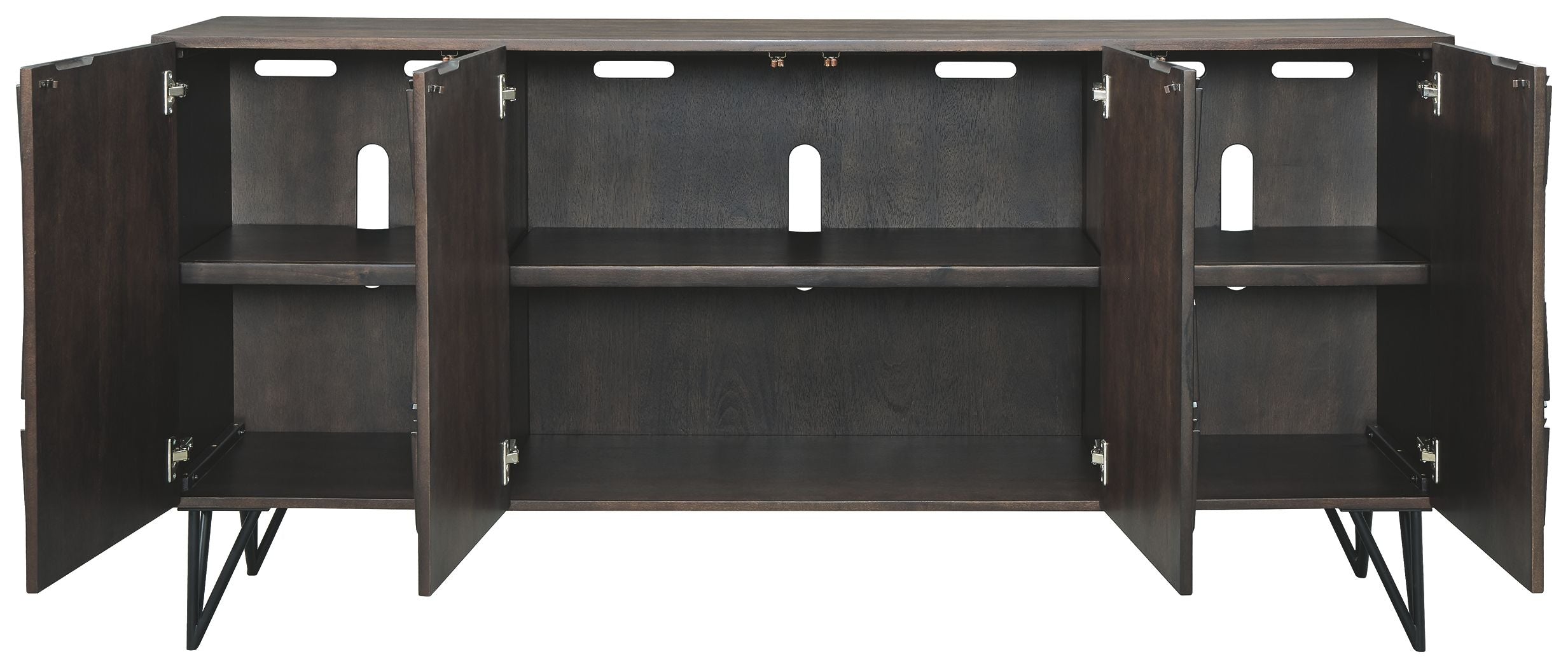 Ashley Furniture Chasinfield - Dark Brown - Extra Large TV Stand | Meri Furniture