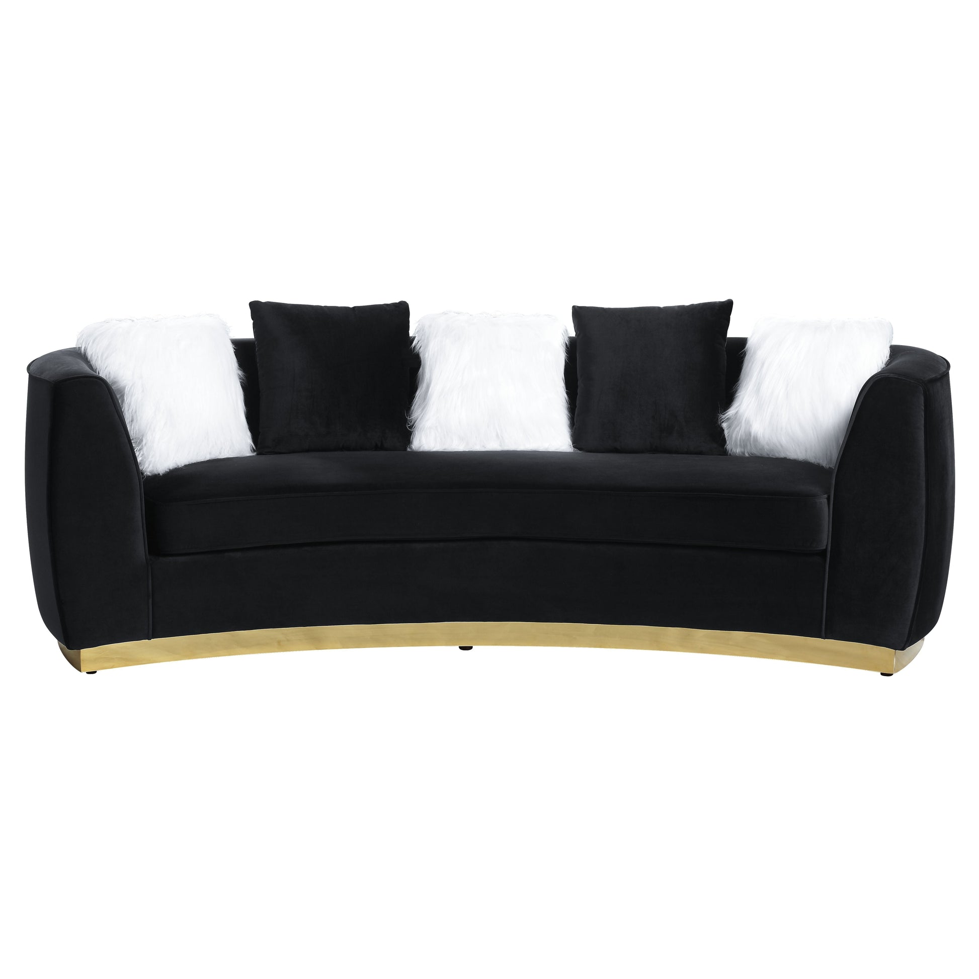 ACME Achelle - Sofa - Black Velvet | Meri Furniture