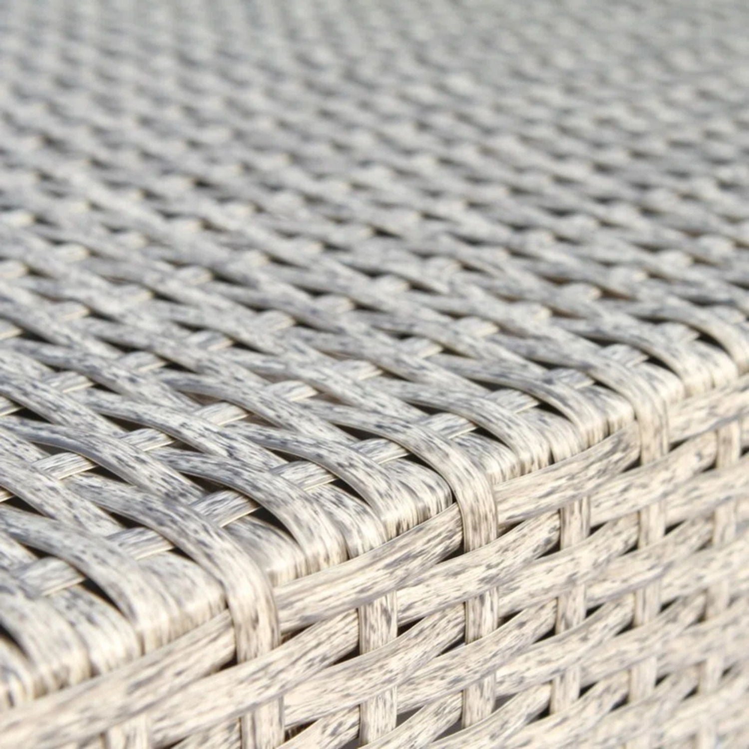 2 Person Wicker Conversation Set With Cushions, Weather Resistant