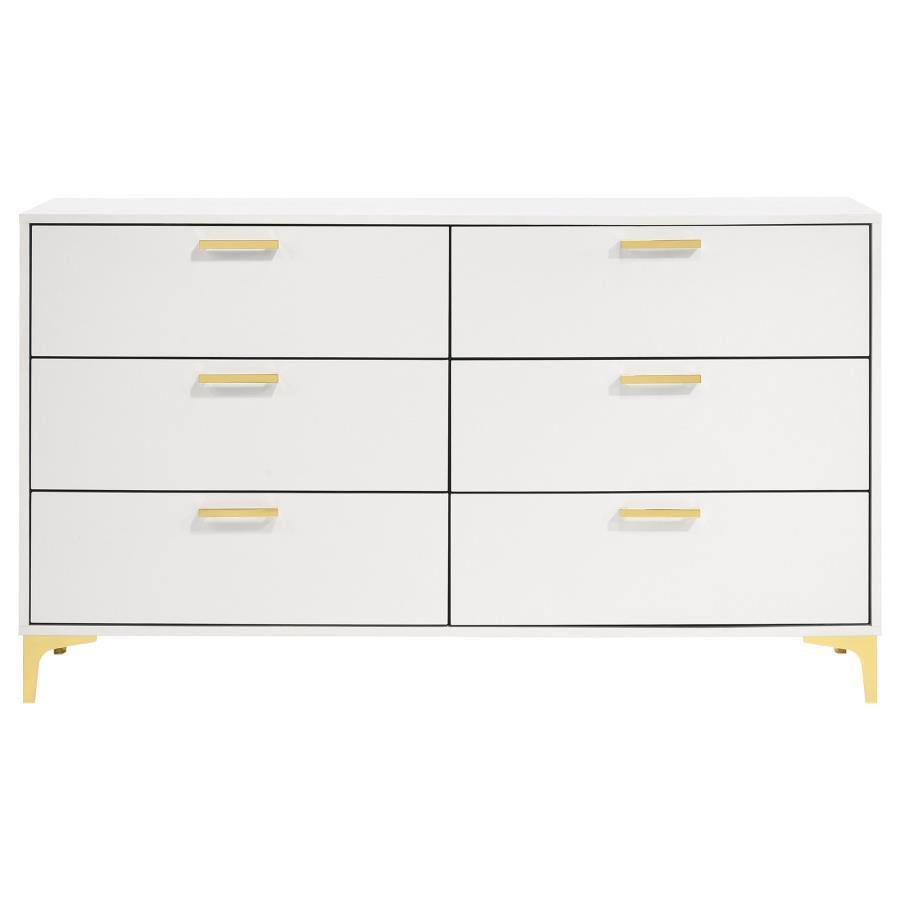 Coaster Fine Furniture Kendall - 6-Drawer Dresser | Meri Furniture