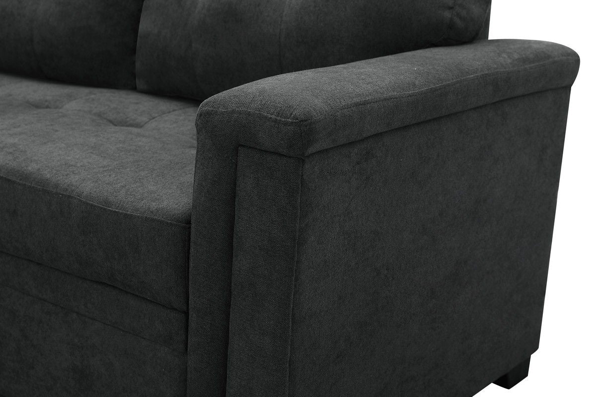 Kinsley - Sleeper Sectional Sofa Chaise With USB Charger And Tablet Pocket