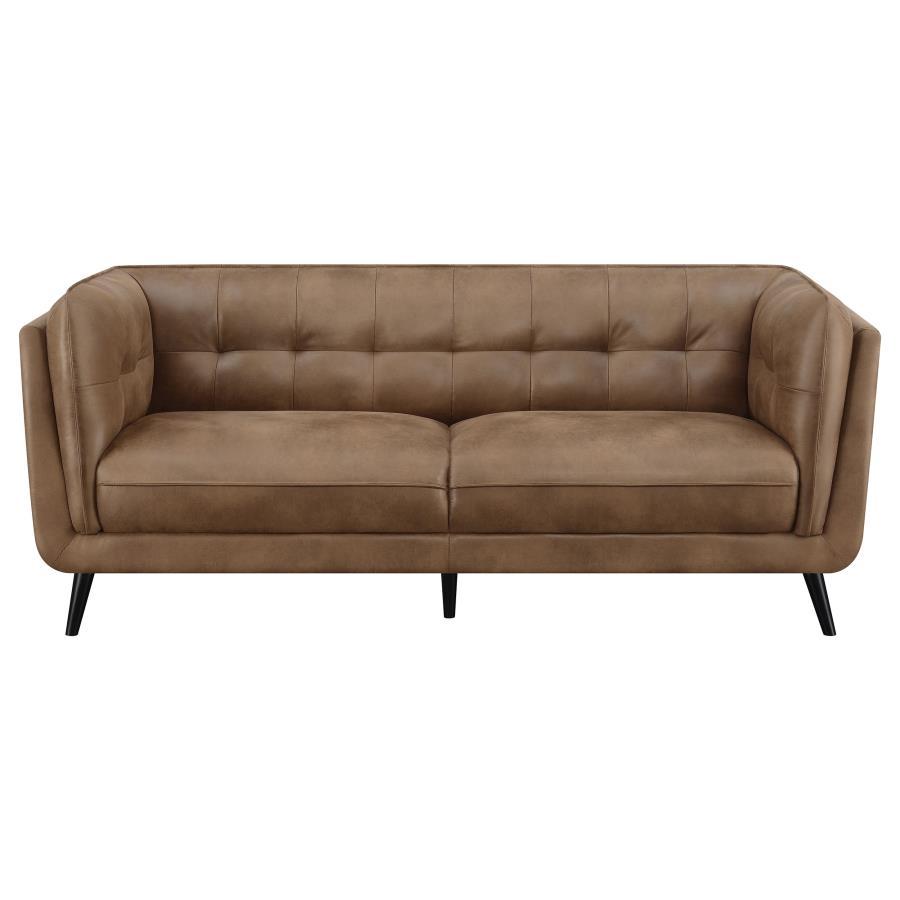 Coaster Fine Furniture Thatcher - Upholstered Tuxedo Arm Sofa Set | Meri Furniture