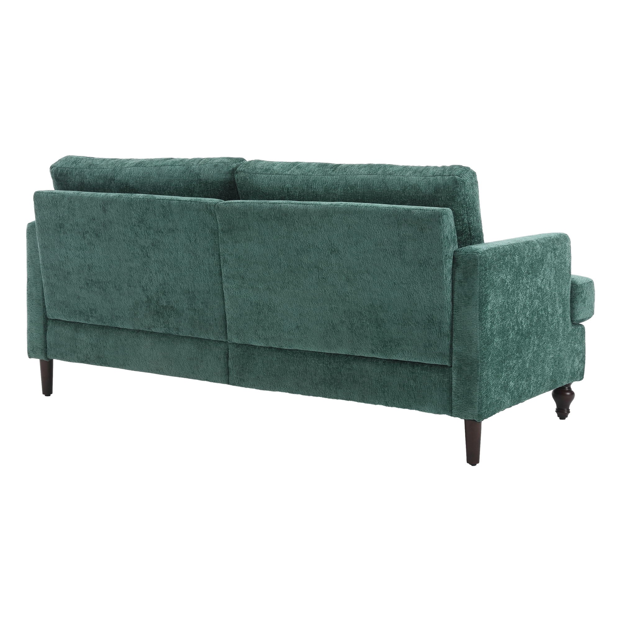 Mid Century Modern Fabric Loveseat Sofa, 2 Seat Upholstered Couch