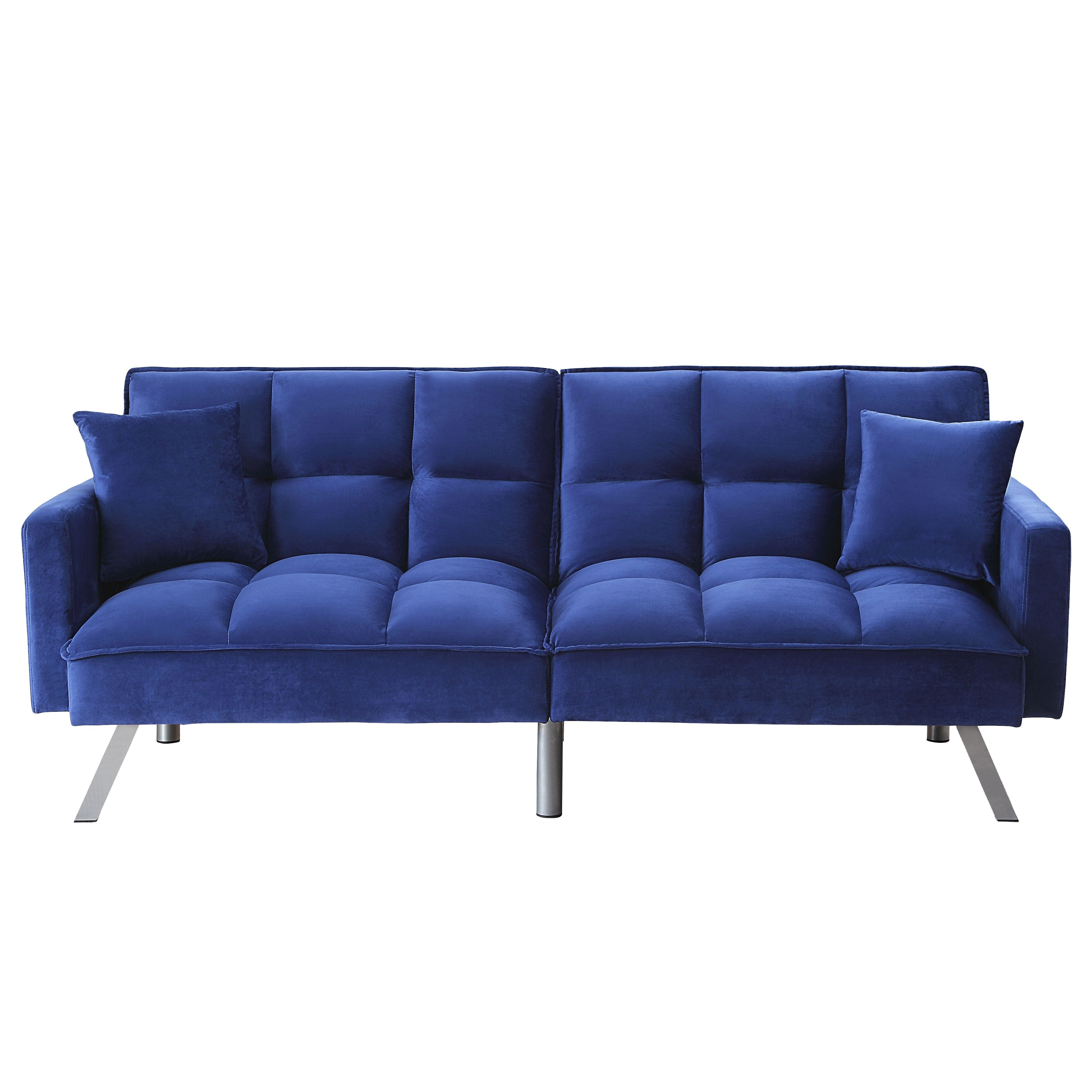 ACME Mecene - Futon - Blue Velvet | Meri Furniture