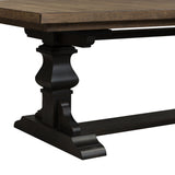 Liberty Furniture Harvest Home - Trestle Table - Black | Meri Furniture