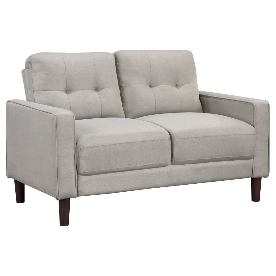 Coaster Fine Furniture Bowen - Upholstered Track Arm Tufted Loveseat | Meri Furniture