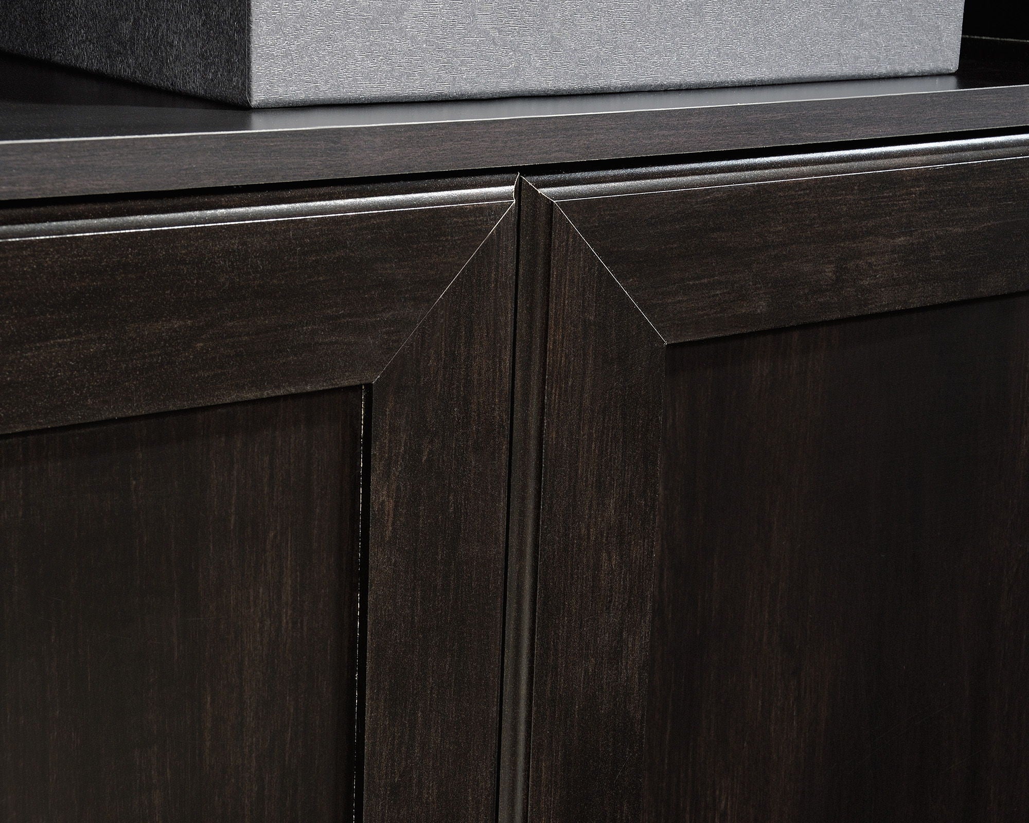 Bookcase With Doors in Estate Black