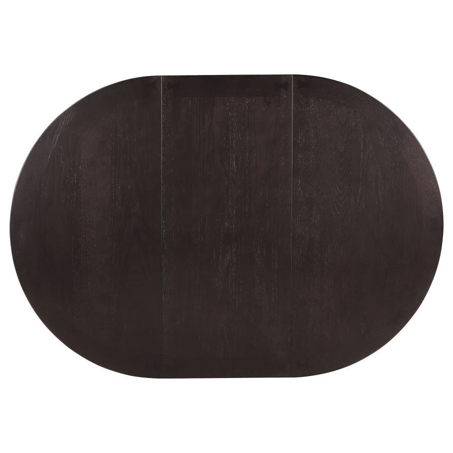 Coaster Fine Furniture Lavon - 5-Piece Oval Extension Leaf Dining Set | Meri Furniture