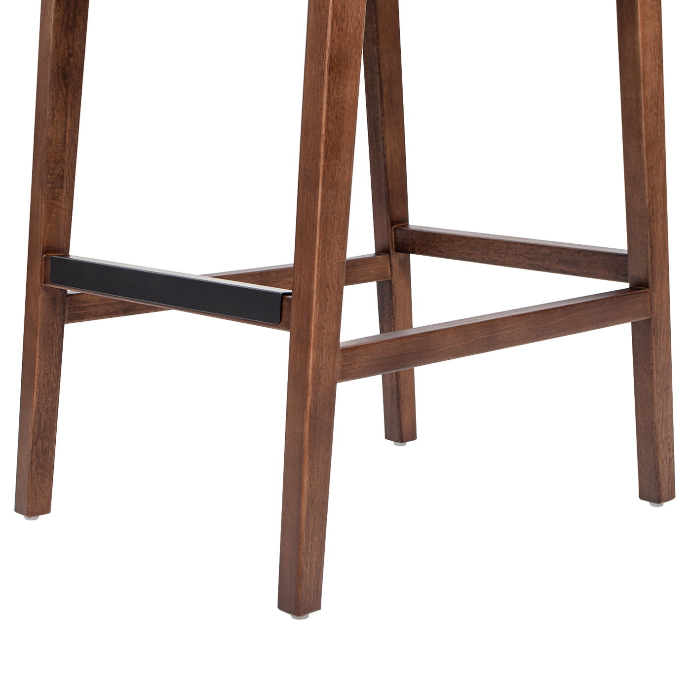 Andre - Counter Stool With Back - Pecan Brown