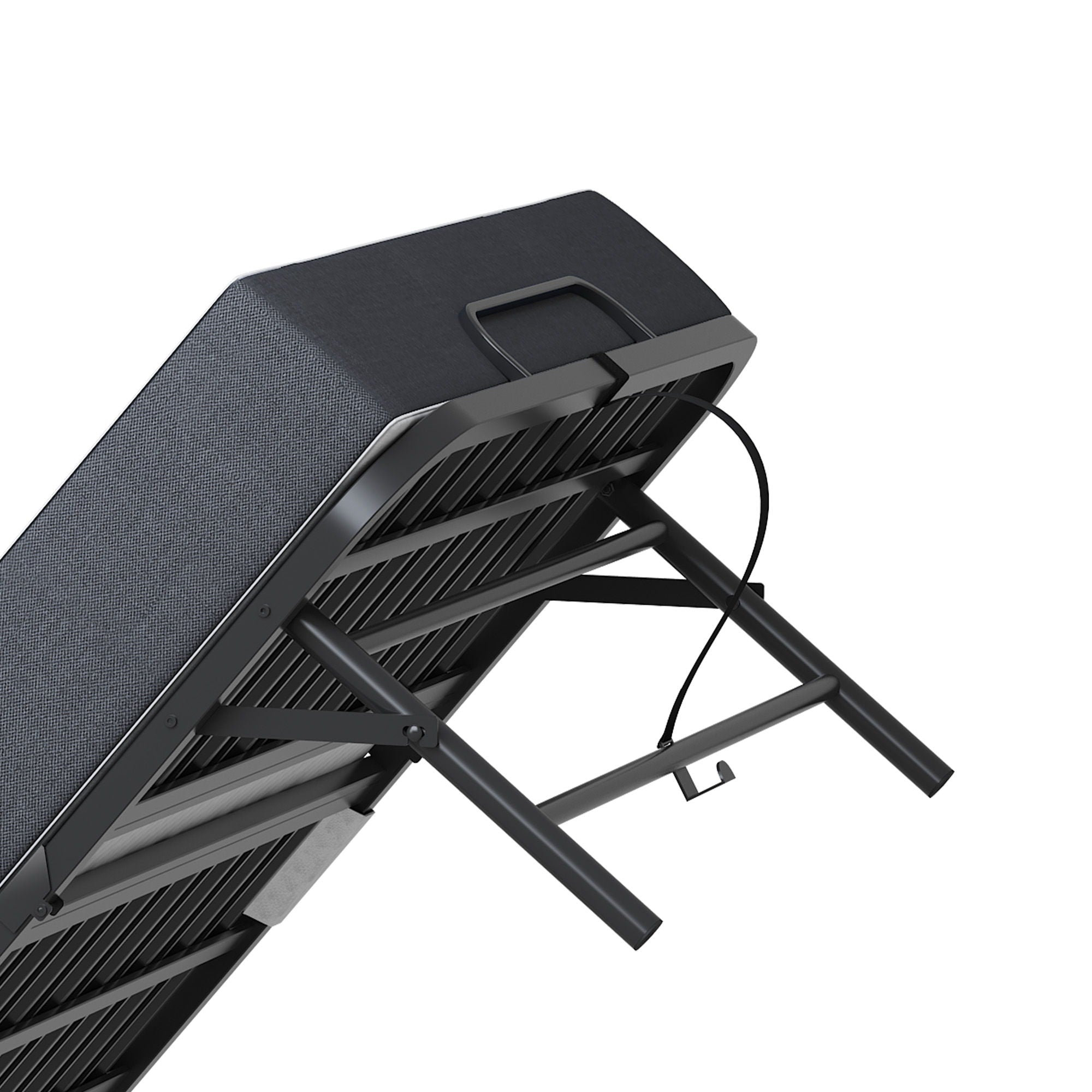 Twin Folding Bed With Memory Foam Mattress Portable Rollaway Bed Sturdy Metal Frame - Brushed Nickel