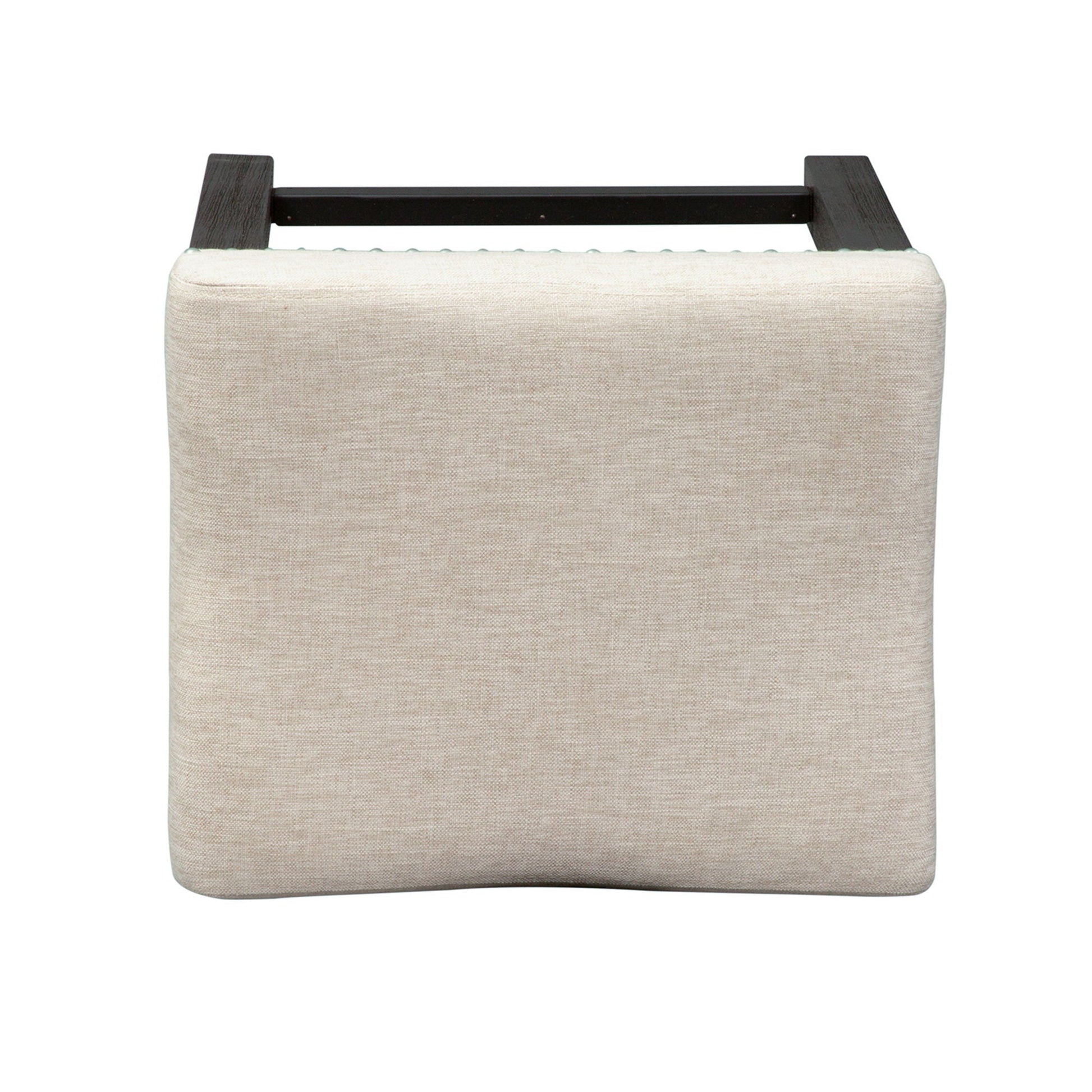 Liberty Furniture Heatherbrook - Upholstered Console Stool - Black | Meri Furniture