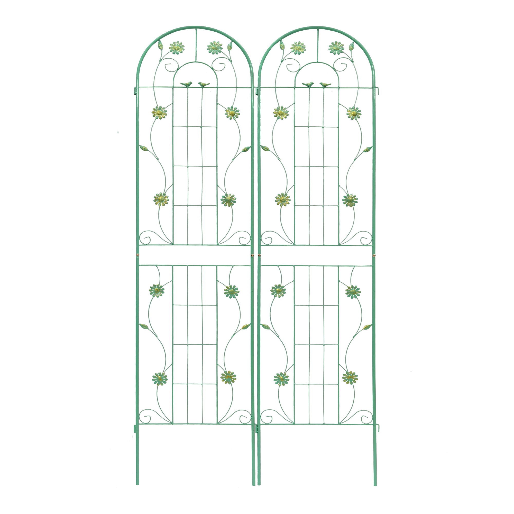 Metal Garden Trellis Rustproof Trellis For Climbing Plant Outdoor Flower Support