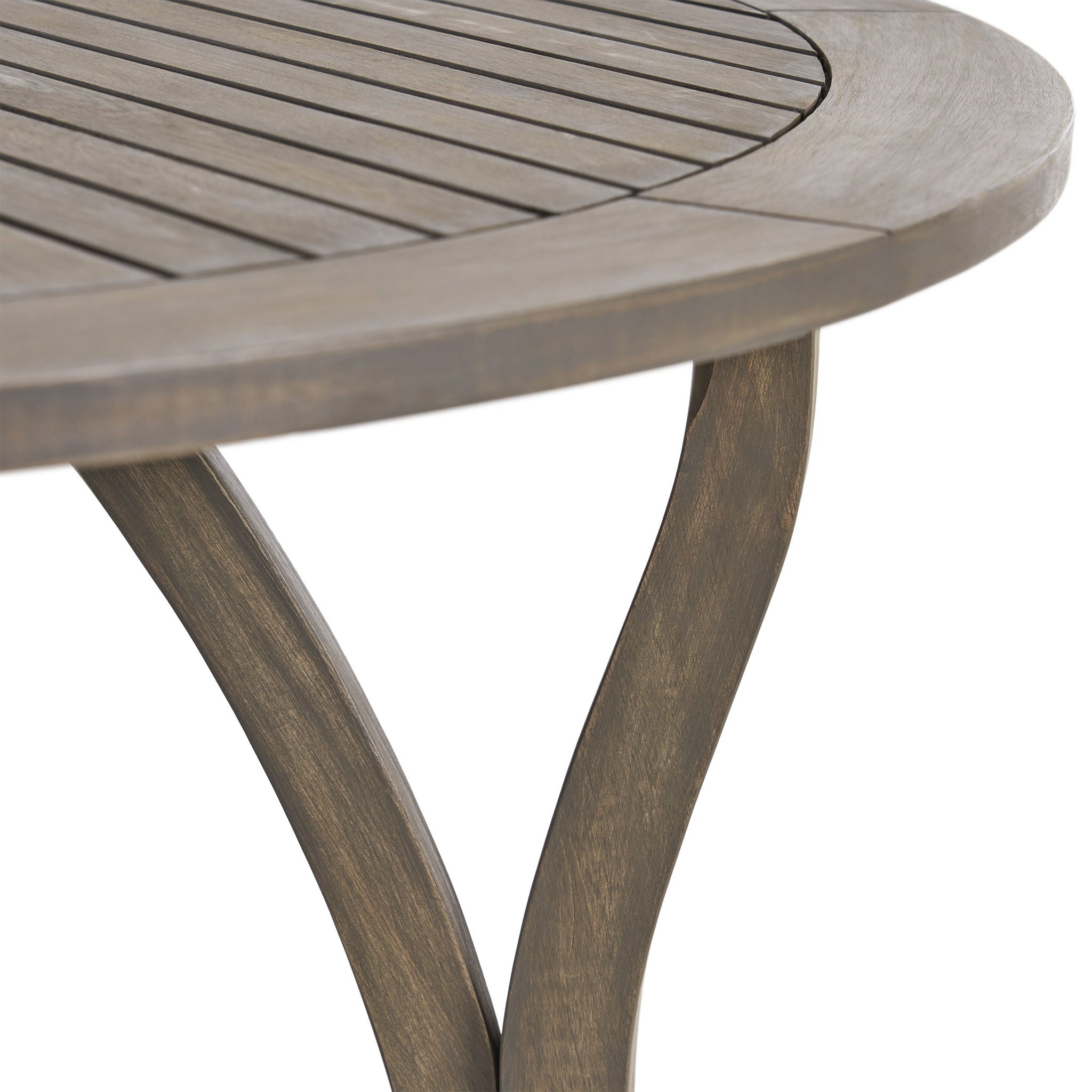 Hermosa - Outdoor Acacia Wood Table Circular Design