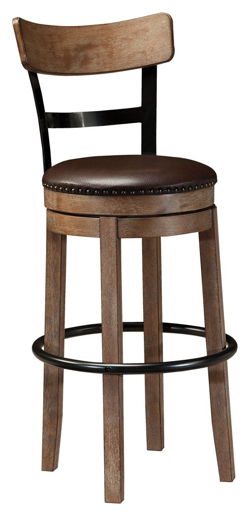Ashley Furniture Pinnadel - Swivel Barstool | Meri Furniture