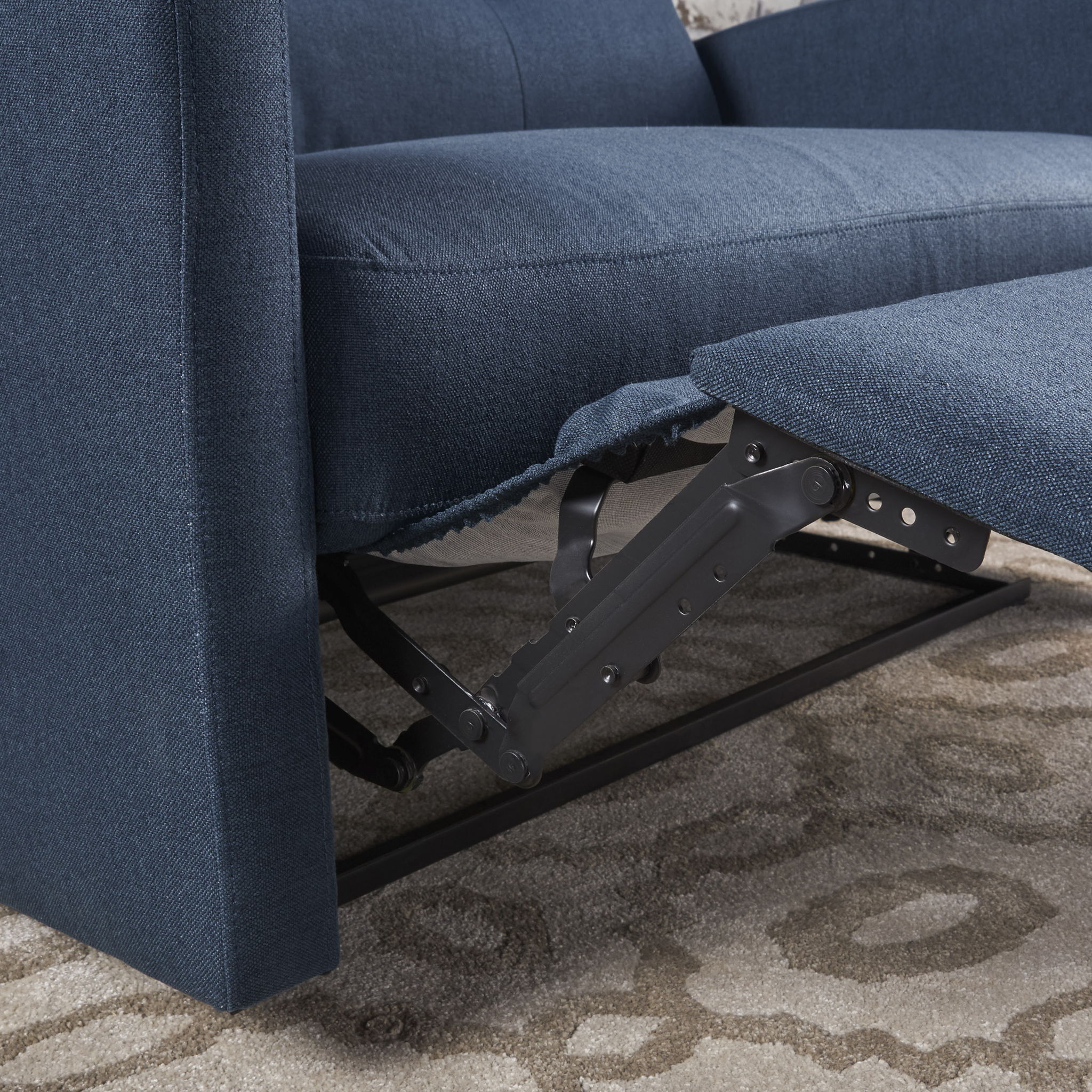 Alma - Contemporary Upholstered Loveseat Recliner