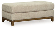 Signature Design by Ashley® Parklynn - Desert - Ottoman | Meri Furniture