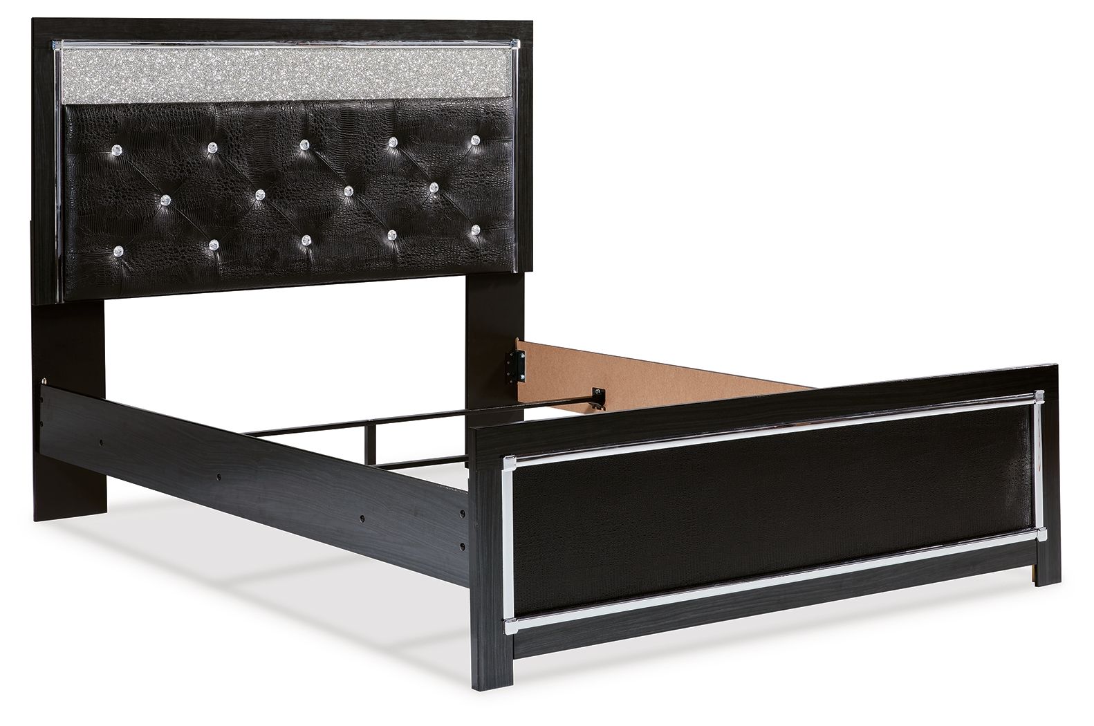 Signature Design by Ashley® Kaydell - Glitter Panel Bed | Meri Furniture