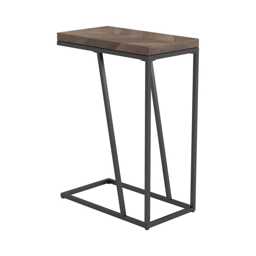 Coaster Fine Furniture Sergio - Engineered Wood C-Shaped Side Table | Meri Furniture