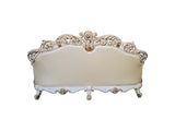 Vendom - Sofa - Champagne PU & Antique Pearl Finsih