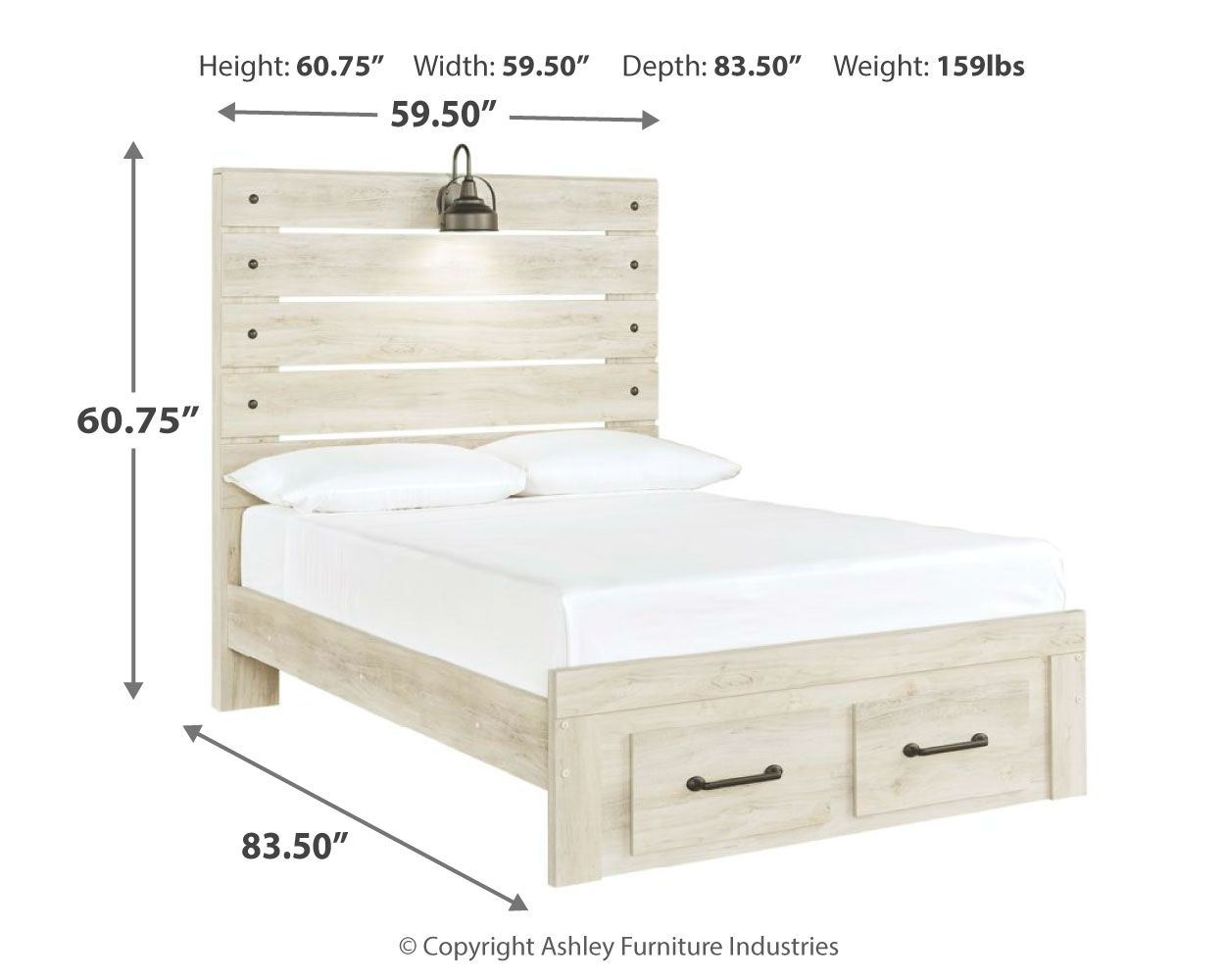 Signature Design by Ashley® Cambeck - Panel Bed | Meri Furniture