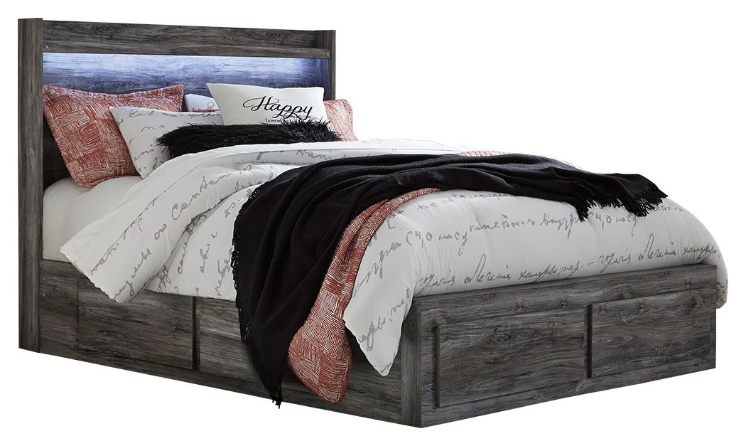 Signature Design by Ashley® Baystorm - LED Panel Bed | Meri Furniture