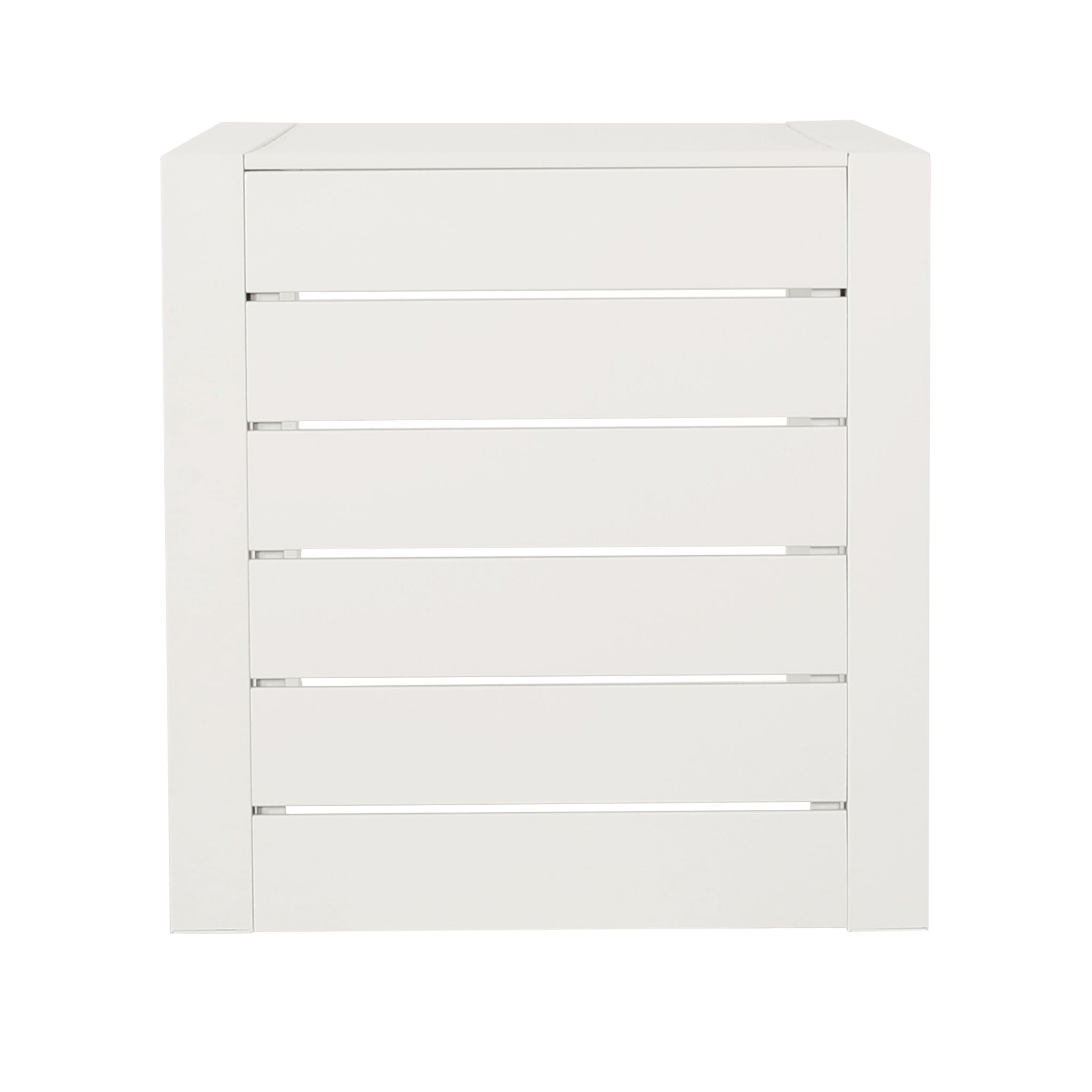 Aluminum Outdoor C - Shaped Side Table For Patio