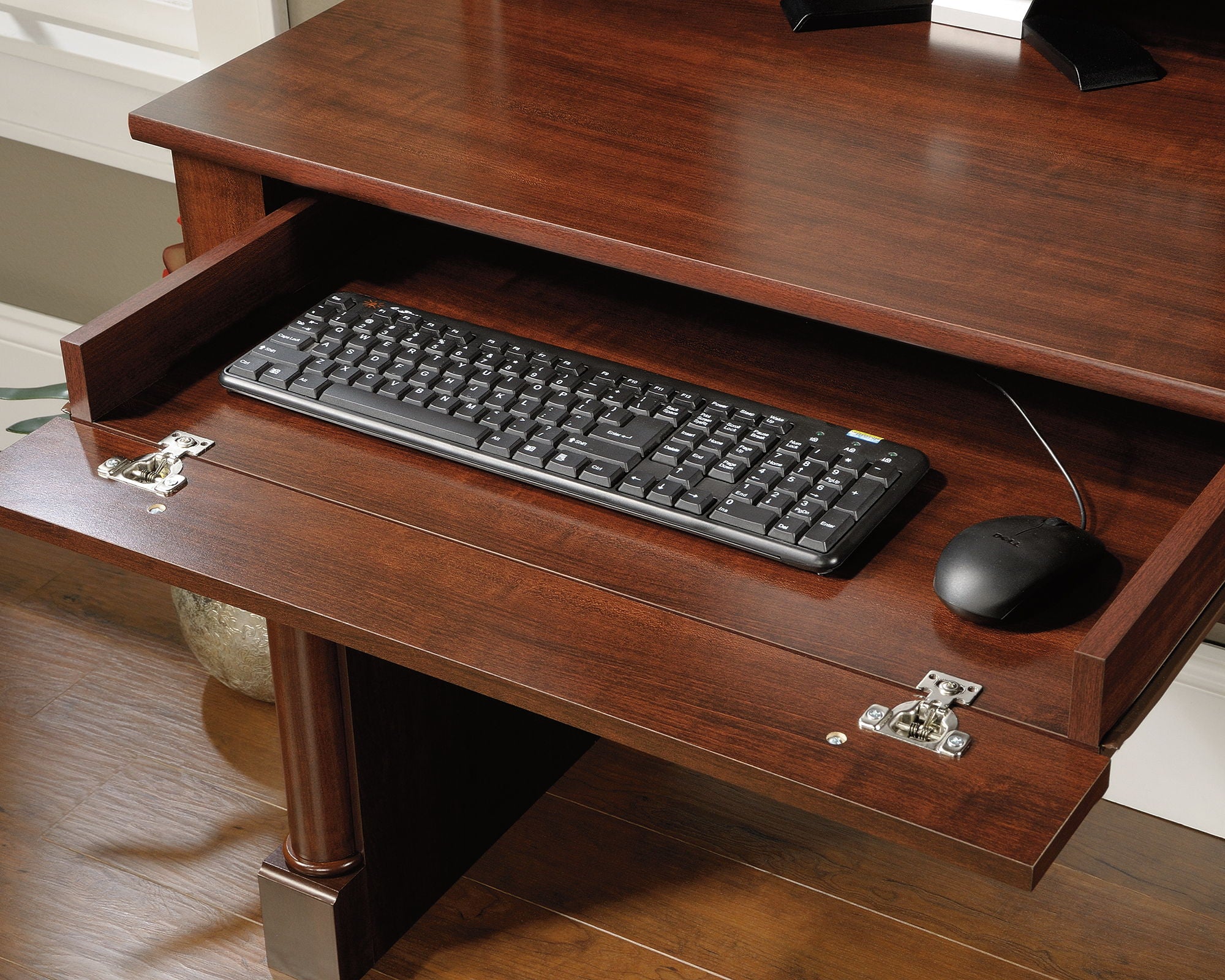 Computer Desk With Hutch Select Cherry