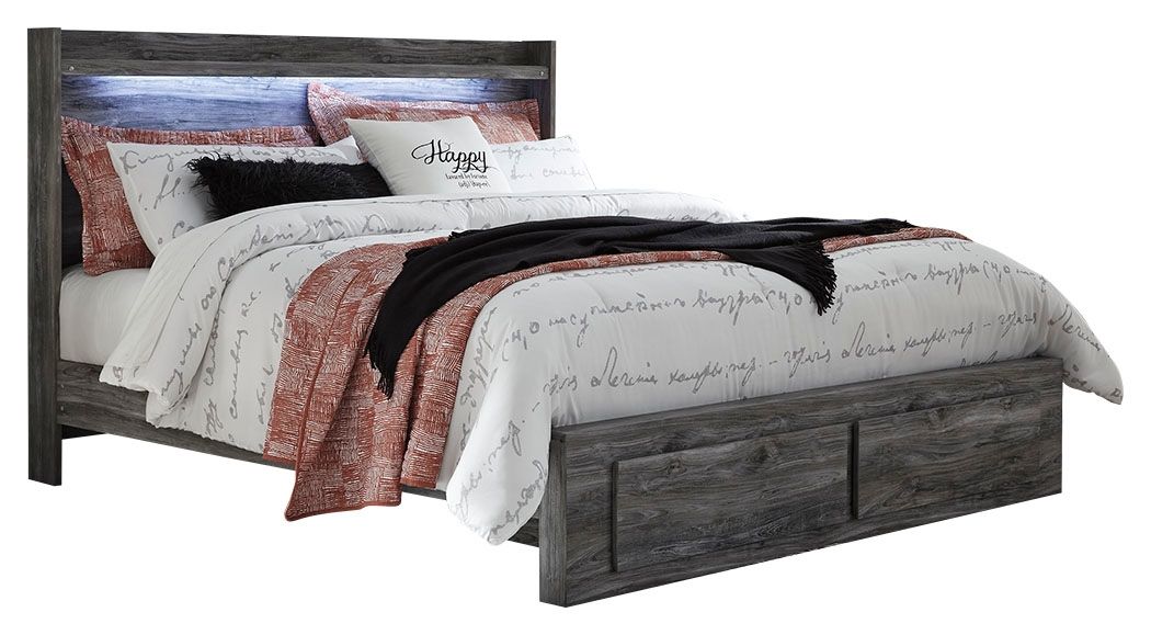 Signature Design by Ashley® Baystorm - LED Panel Bed | Meri Furniture