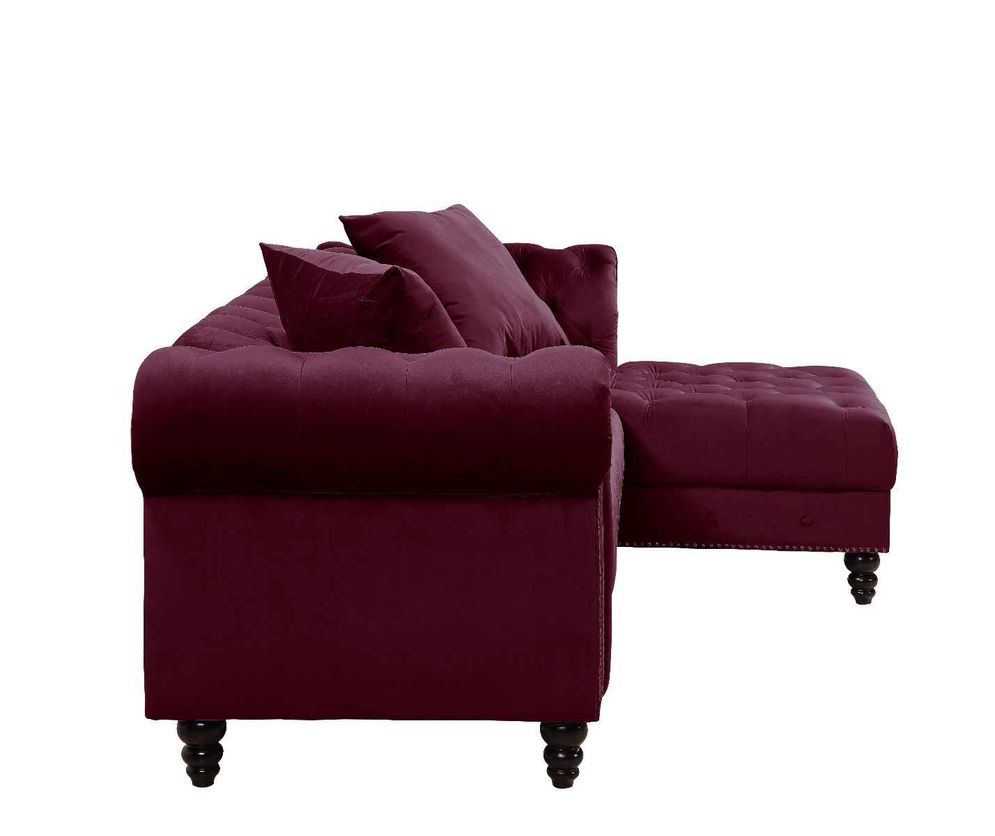 ACME Adnelis - Sectional Sofa w/2 Pillows | Meri Furniture