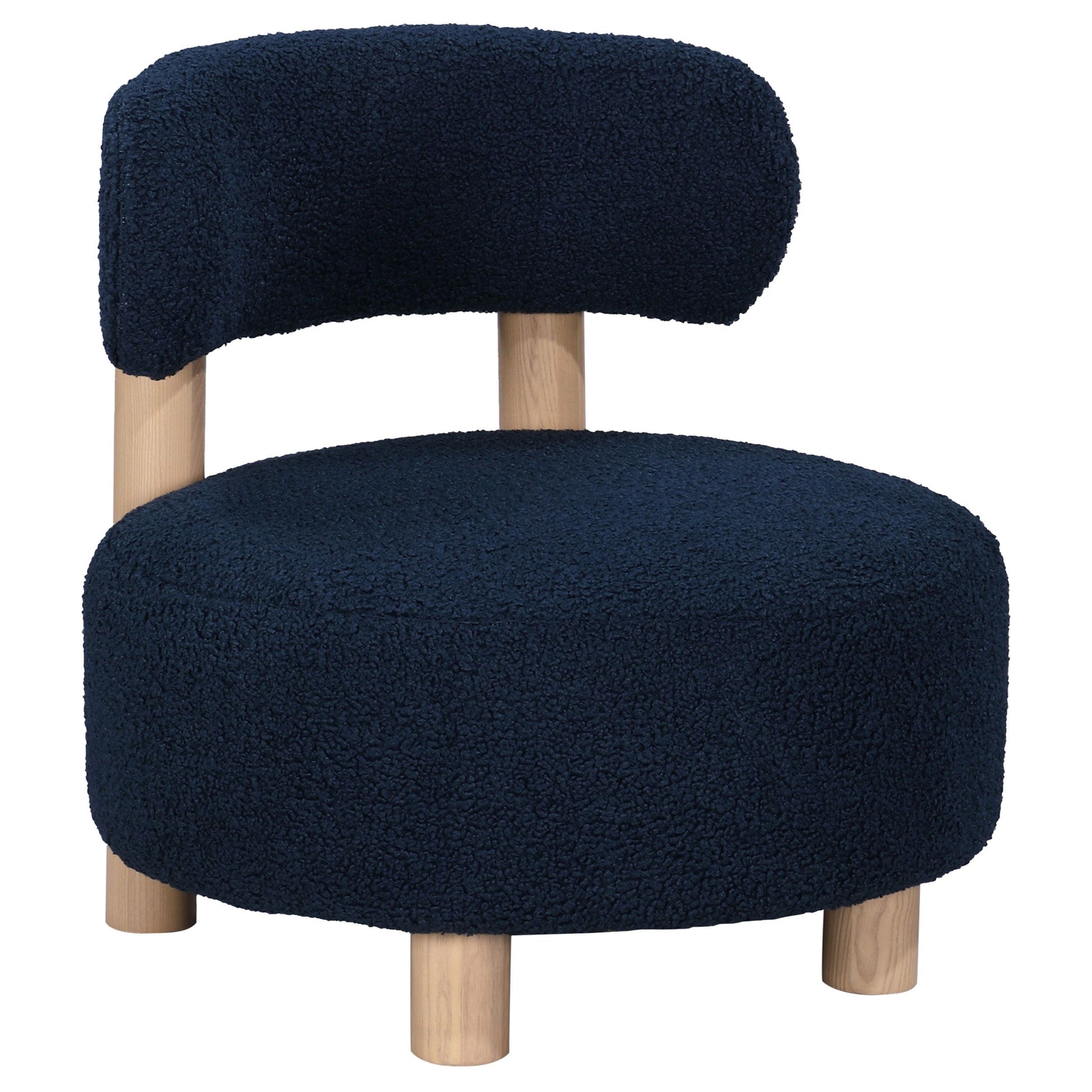 Coaster Fine Furniture Zonie - Boucle Upholstered Barrel Back Accent Chair | Meri Furniture