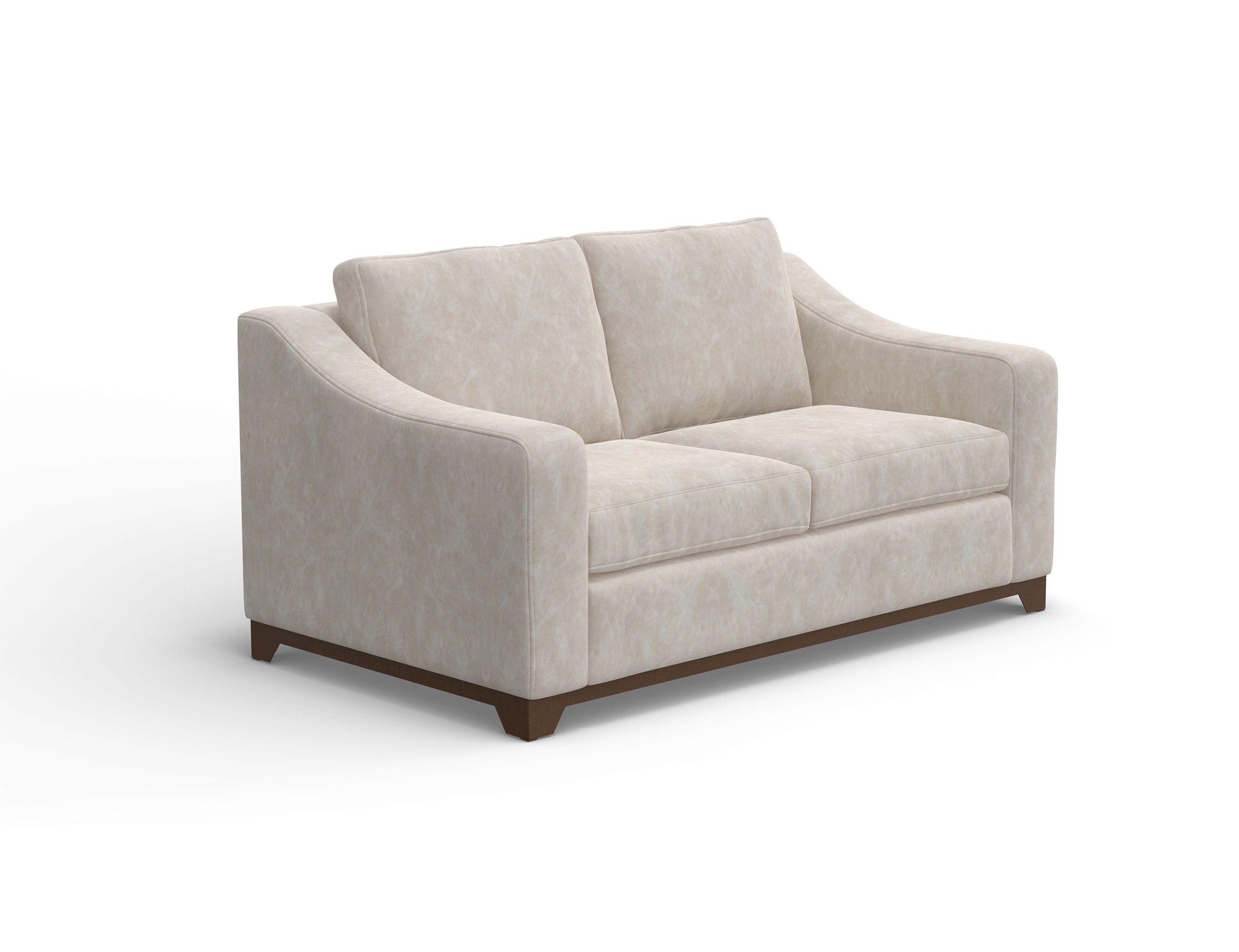 International Furniture Direct Natural Parota - Loveseat - Marble | Meri Furniture