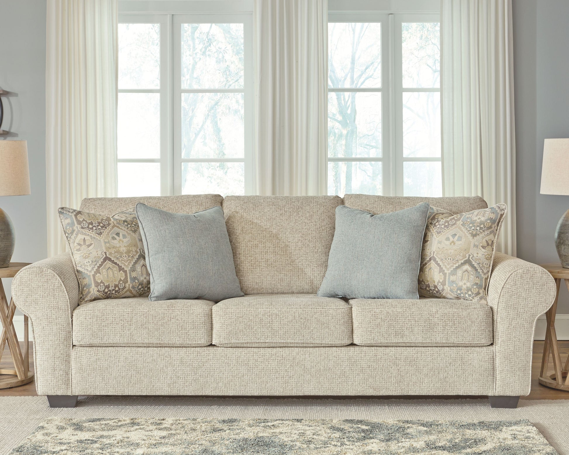 Ashley Furniture Haisley - Ivory - Sofa | Meri Furniture