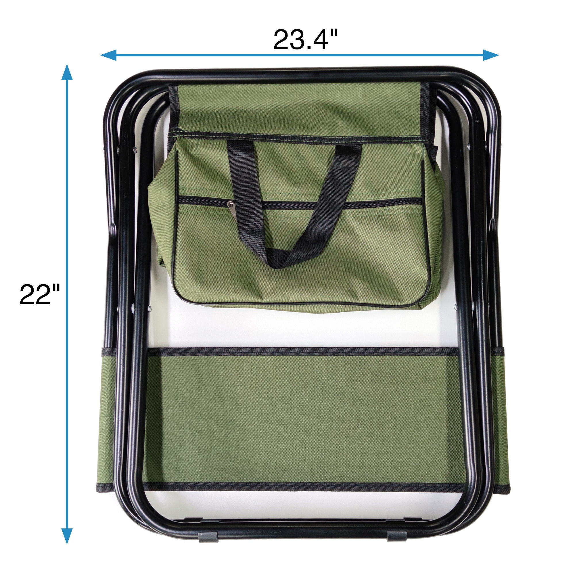 Folding Outdoor Chairs With Storage Bag, Portable Chair For Indoor, Outdoor Camping, Picnics And Fishing