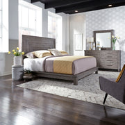Liberty Furniture Modern Farmhouse - Platform Bed, Dresser & Mirror | Meri Furniture