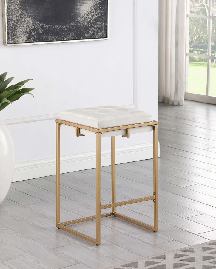 Coaster Fine Furniture Nadia - Upholstered Backless Stool (Set of 2) | Meri Furniture