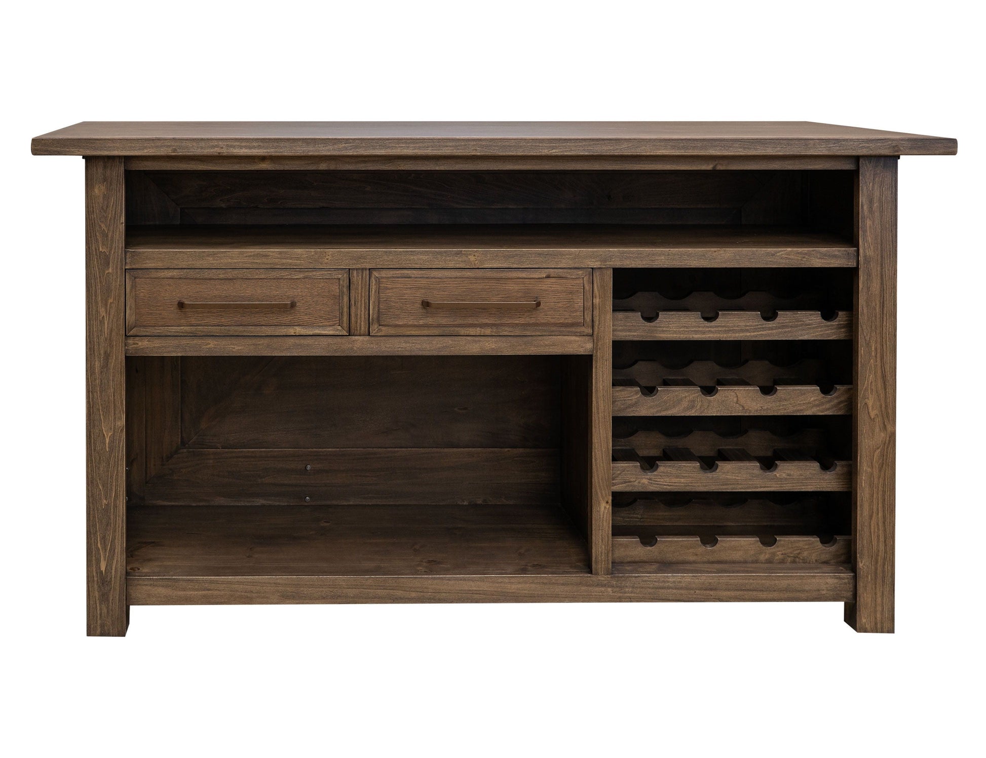 International Furniture Direct Novus Lodge - Bar - Walnut Brown | Meri Furniture