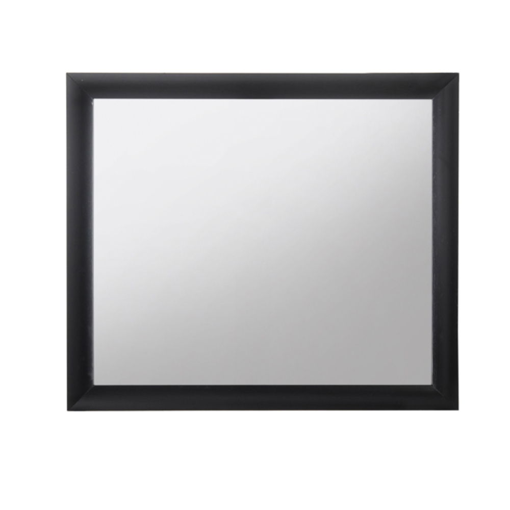 ACME The Ireland contemporary mirror is the perfect accent for your master bedroom. The Ireland collection features contemporary feel and the mirror helps to make small areas appear larger and more brightly lit. | Meri Furniture