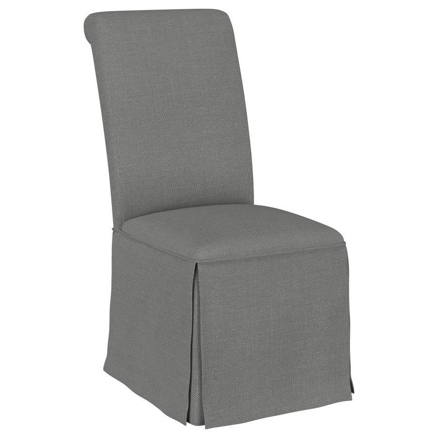Coaster Fine Furniture Shawna - Upholstered Skirted Dining Chair (Set of 2) | Meri Furniture