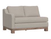 International Furniture Direct Samba - LAF Loveseat - Light Gray | Meri Furniture