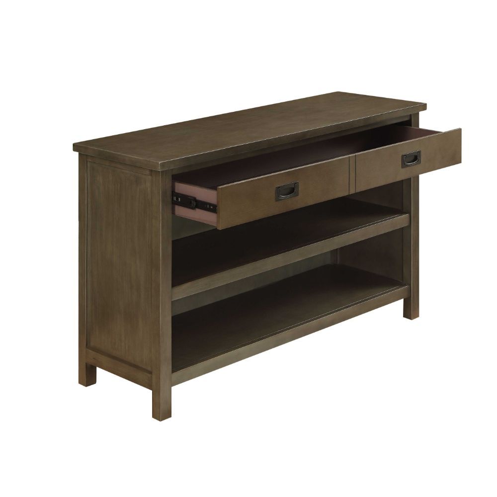 Asteris - Accent Table - Gray Oak