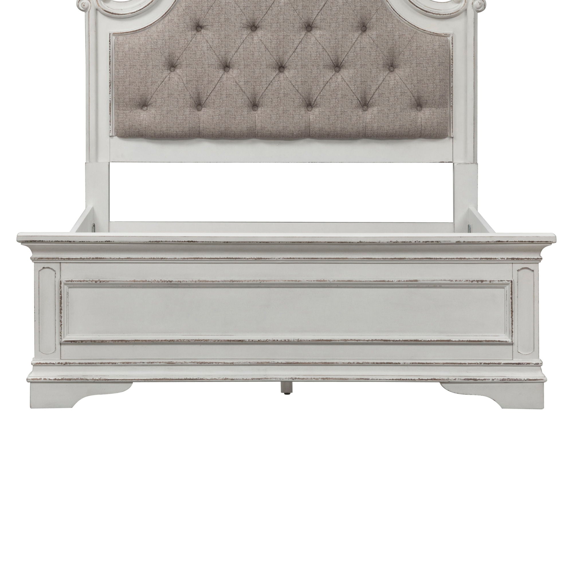 Magnolia Manor - Full Panel Footboard - White