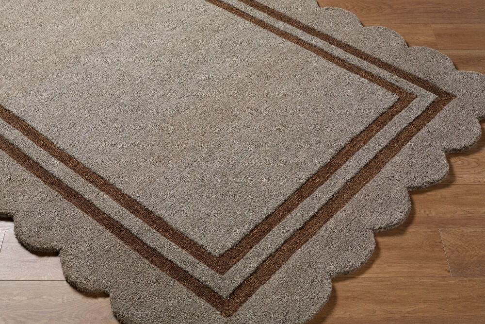 Scalloped Handmade Rug
