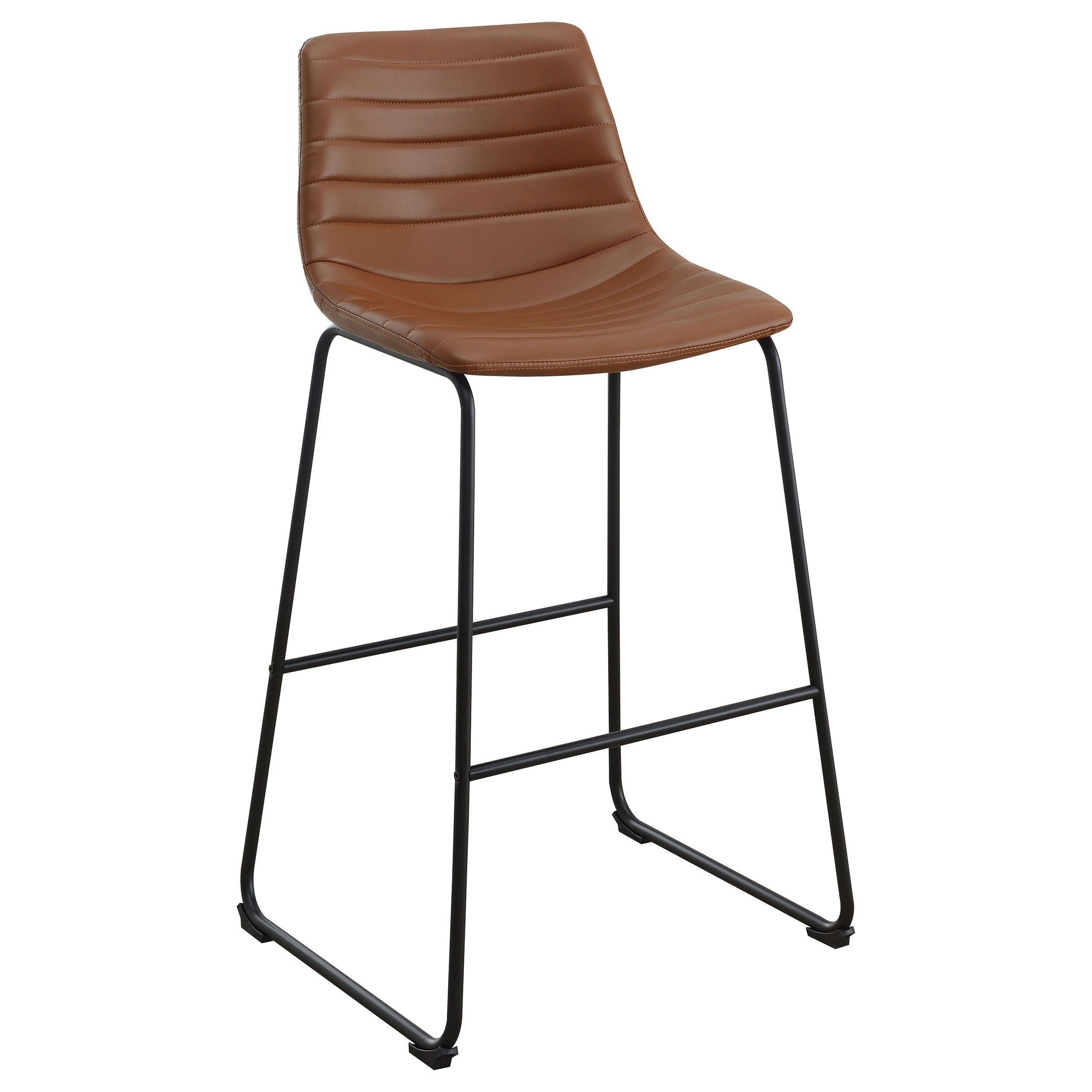 Coaster Fine Furniture Zuni - Faux Leather Upholstered Bar Chair (Set of 2) | Meri Furniture