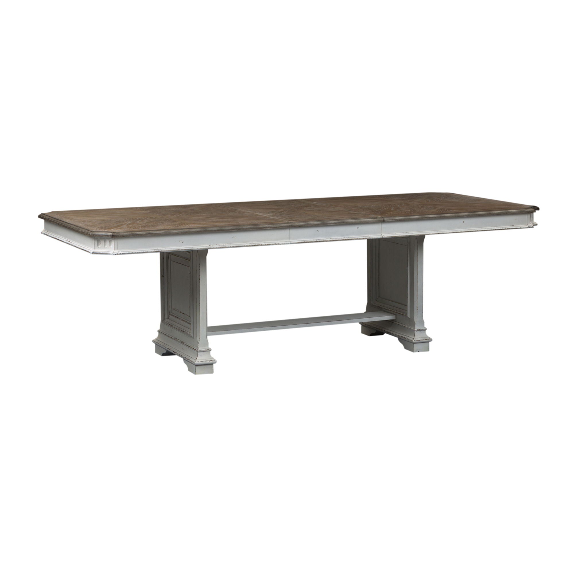 Liberty Furniture Abbey Park - Trestle Table - White | Meri Furniture
