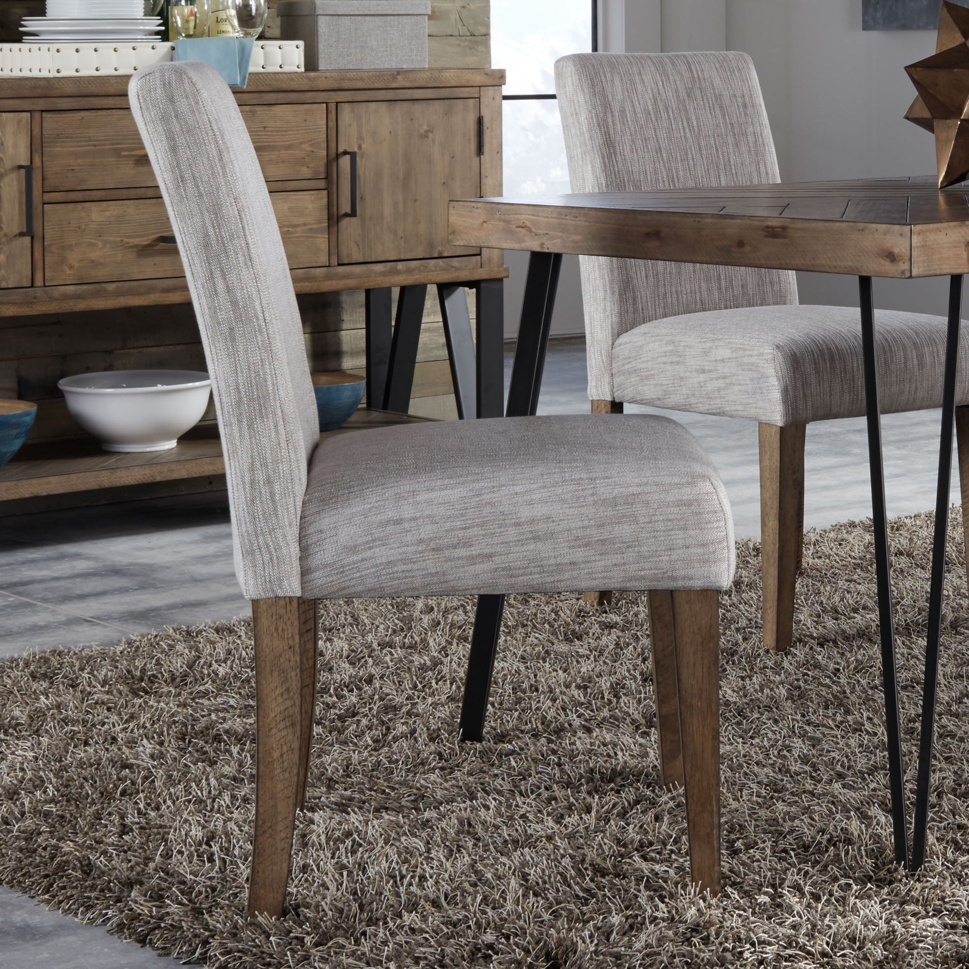 Liberty Furniture Horizons - Upholstered Side Chair - Cream | Meri Furniture