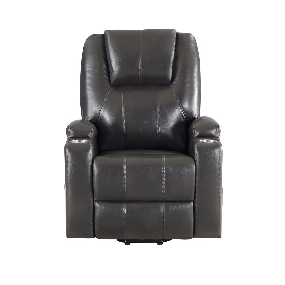 ACME Seat Construction: Pocket Coil Tight Seat & Back Cushion Power Lift 2 Cup Holders Included Cushion Thickness: 6" | Meri Furniture